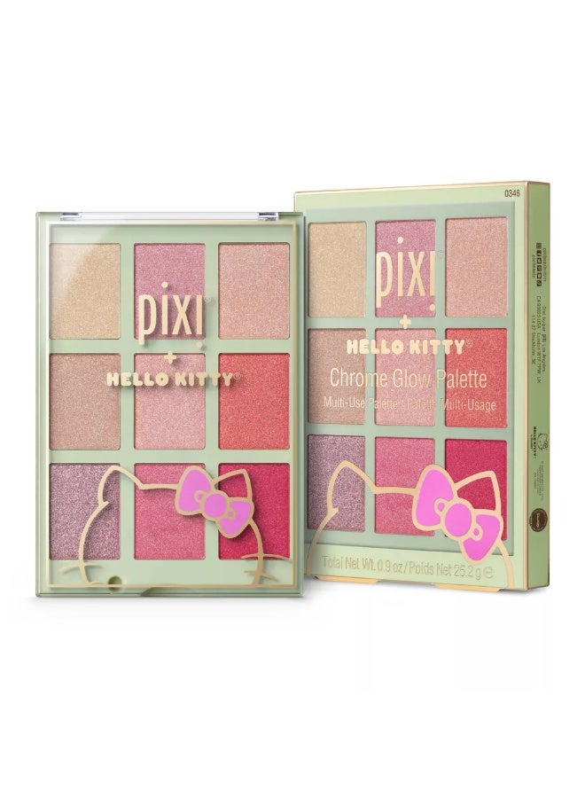 Pixi + Hello Kitty Chrome Glow Palette