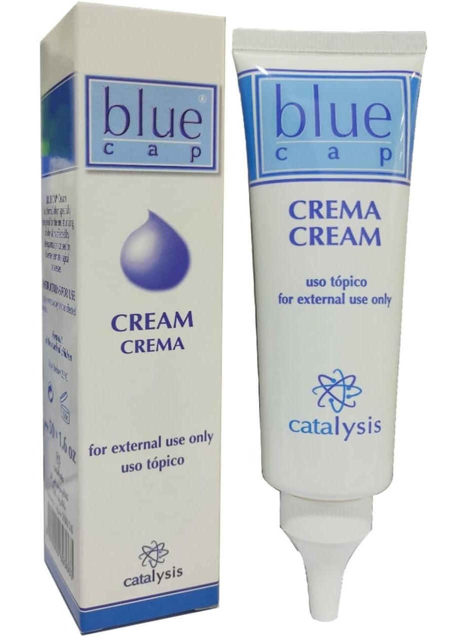Blue Cap Psoriasis Cream 50g - Moisturizing for Dry, Scaly Skin - Nourish Your Skin - Shiny Skin