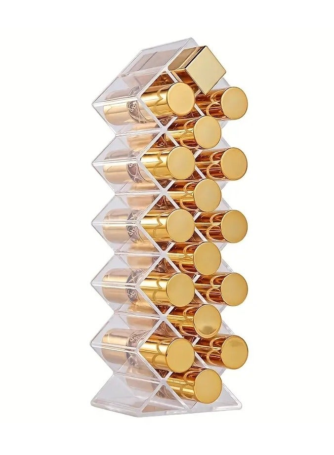 1pc Lipstick older Organizer Stackable Fish Shape Lipstick Tower Lip Gloss Storage Stand Perect for Lipgloss Organizer Makeup