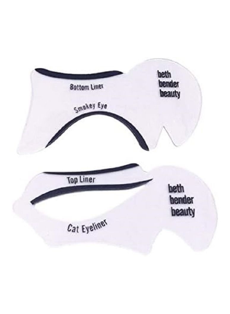 2 Pcs Eyeliner Stencil Reusable Smudgeproof Cat Eye Smoky Eye Eyeliner Template Stencil Beauty Accessories Tools