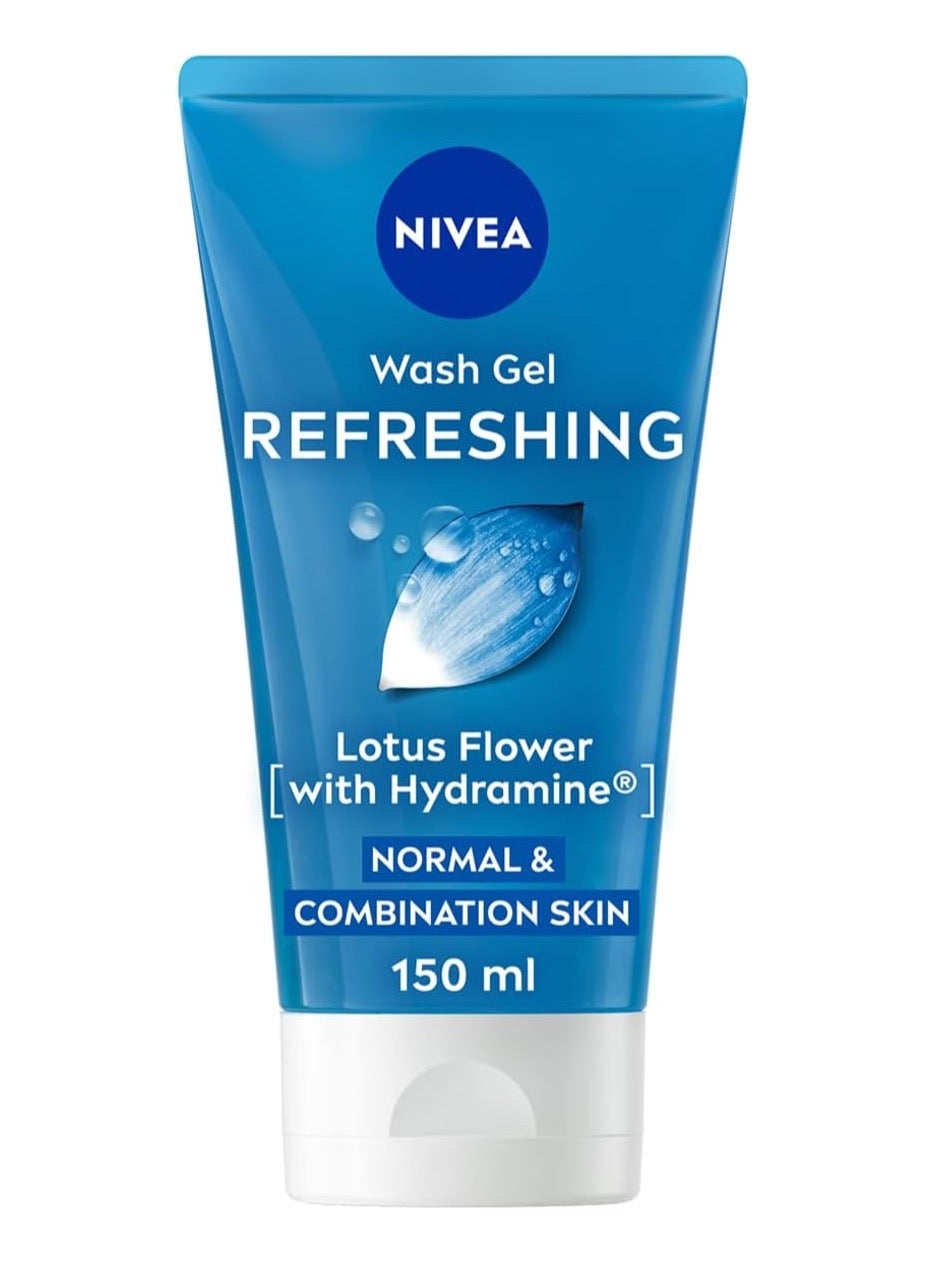 Wash Gel REFRESHING Lotus Flower with Hydramine NORMAL & COMBINATION SKIN 150 ml