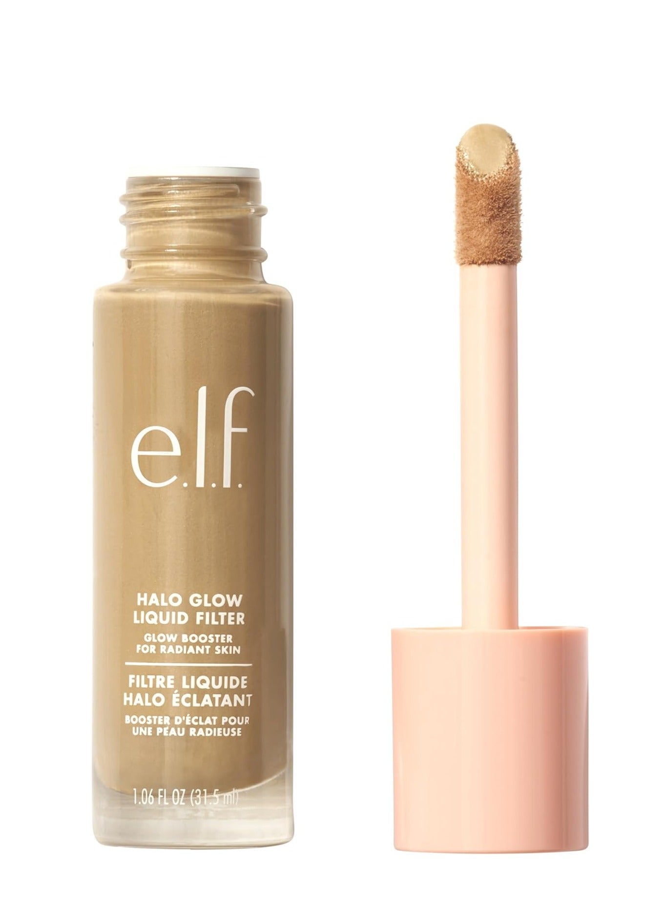 Halo Glow Liquid Filter Complexion Booster for a Radiant Soft Focused Look with Hyaluronic Acid Vegan  Cruelty Free 3.5 Medium 31.5 ml