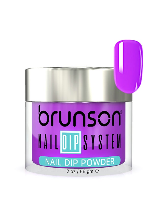 Nail Dip Powder Dip And Buff System Color 56gm, French Nail Art Starter Manicure Salon DIY At Home Odor Free And Long Lasting No Needed Nail Lamp Curing BDK179