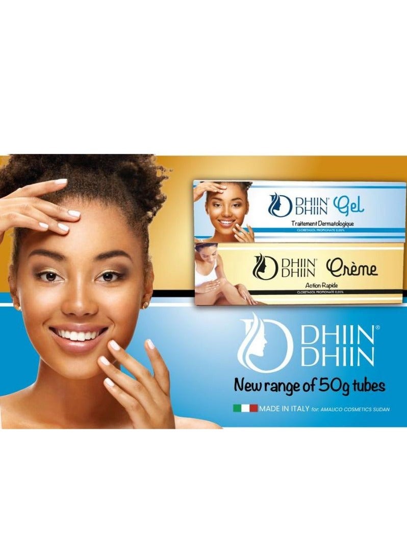 Gel Traitement Dermatologique And Cream Action Rapide 2 pcs