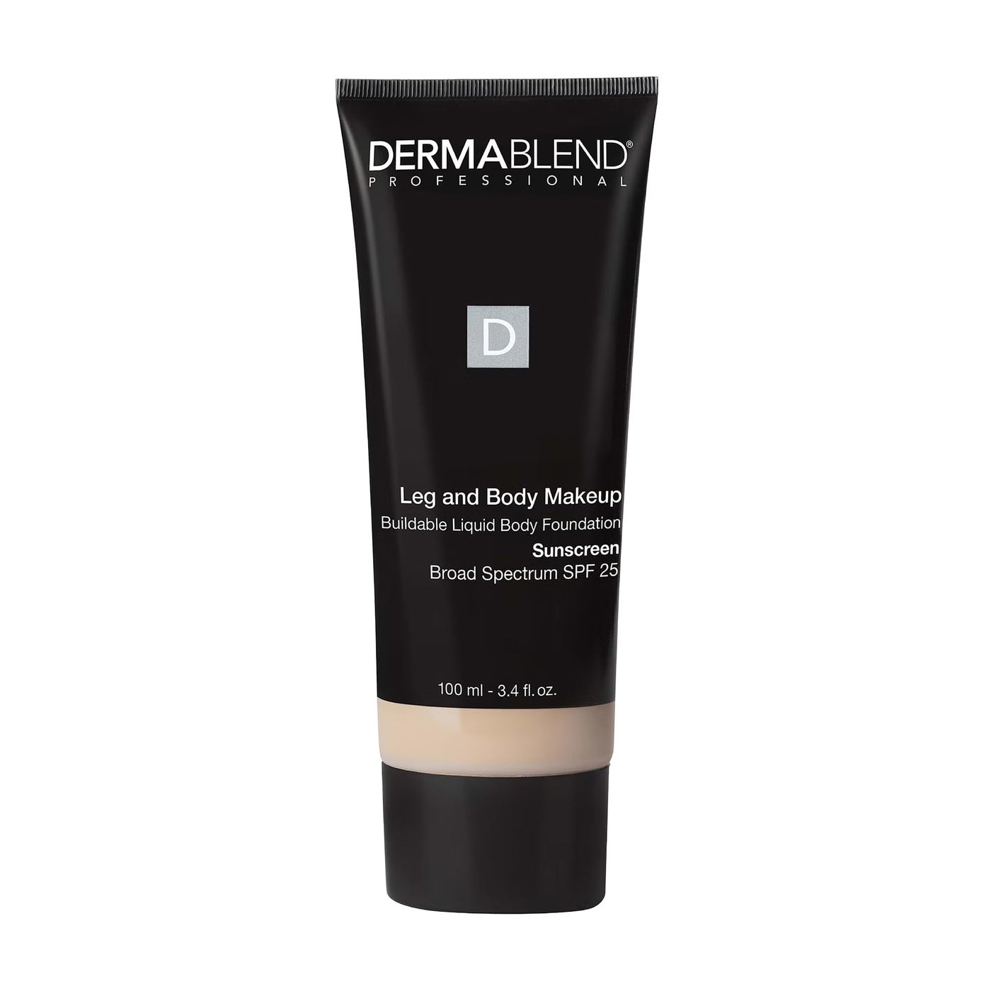 Dermablend Leg and Body Makeup Foundation with SPF 25, 0N Fair Nude, 3.4 Fl. Oz.