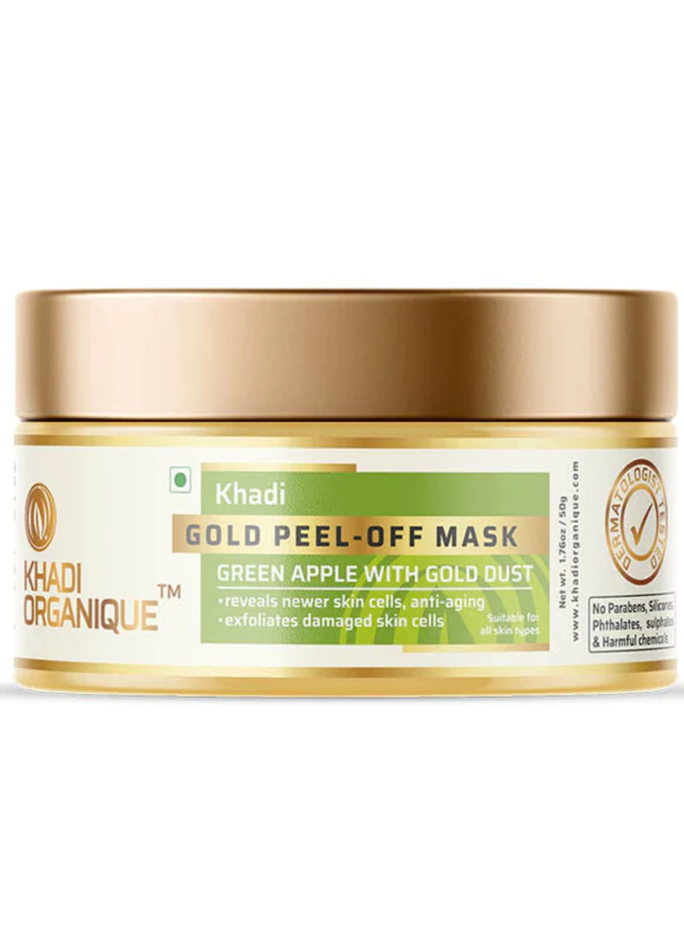 Khadi organique gold peel-off mask 50g