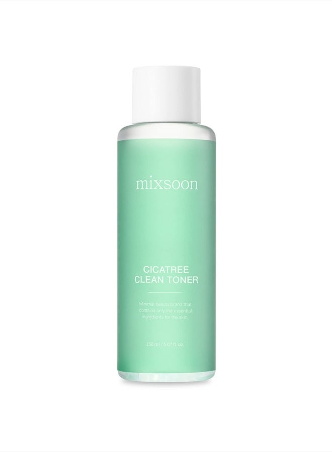 [Mixsoon] Cicatree Clean Toner 5.07 fl oz/150ml | Daily Toner for Troubled Skin, Fast Absorption, Zero Irritation | Cruelty-Free