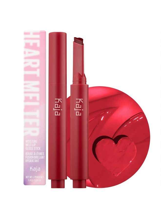Lip Gloss - Heart Melter | High-shine, Glossy Finish, Peppy Pink Nude, Moisturize, 05 Hunny Bun, 0.04 Oz