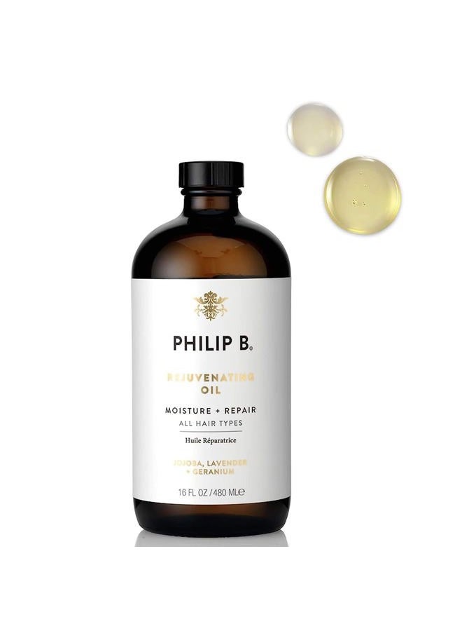 Rejuvenating Oil 16 oz. (480 ml) | Long-Term Hair Repair, Youthful Bounce, Strength and Shine