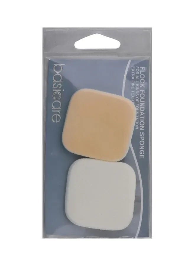 Flock Foundation Sponge, 2 Piece