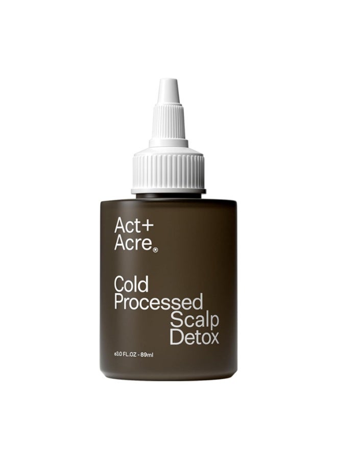 ACT+ ACRE Cold Processed Scalp Detox Oil - Sulfate-Free Care for Flaky, Dry and Itchy Scalp - Promotes Thicker, Fuller-Looking Hair