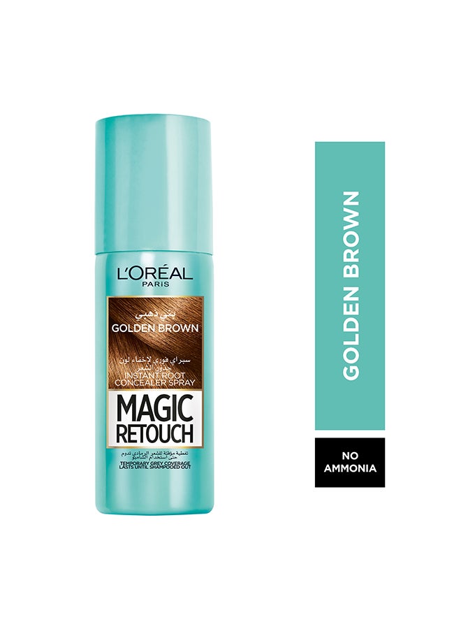 Magic Retouch Instant Root Concealer Spray, Golden Brown - image 2