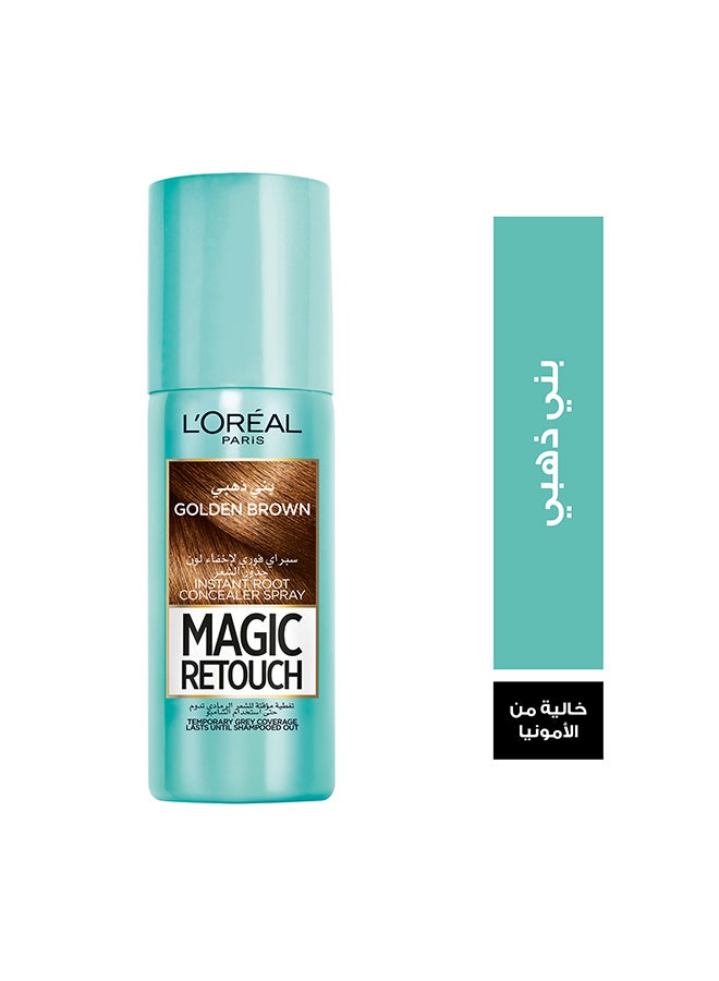 Magic Retouch Instant Root Concealer Spray, Golden Brown - image 3