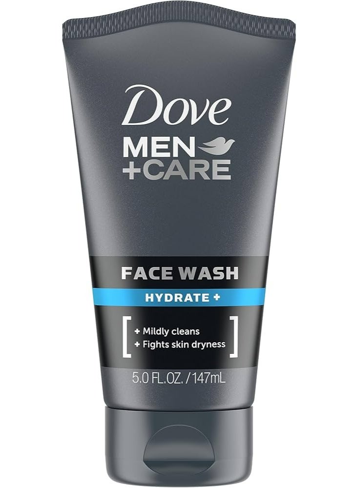 Men+Care Face Wash, Hydrate Plus & Fights Skin Dryness 148 ml
