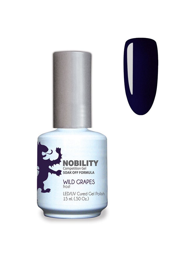 Gel Nail Polish 15 ml, Long Lasting, Chip Resistant, Requires Drying Under UV Led Lamp Wild Grapes Nbgp48