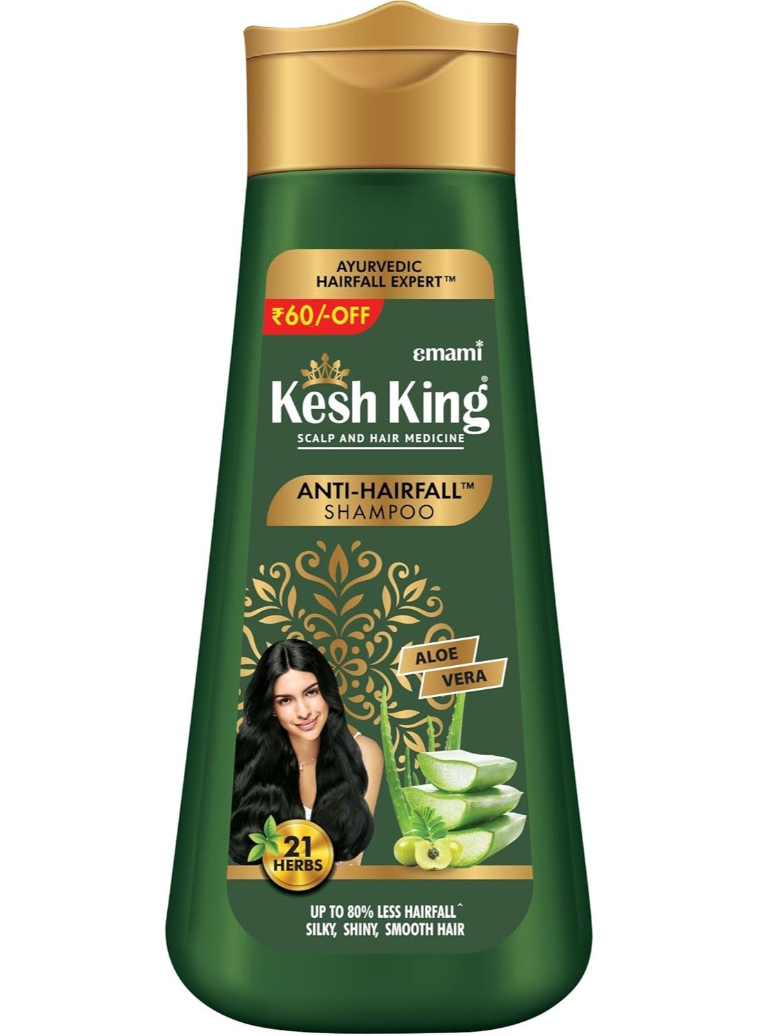 Kesh King Ayurvedic Anti Hairfall Shampoo Reduces Hairfall 21 Natural Ingredients