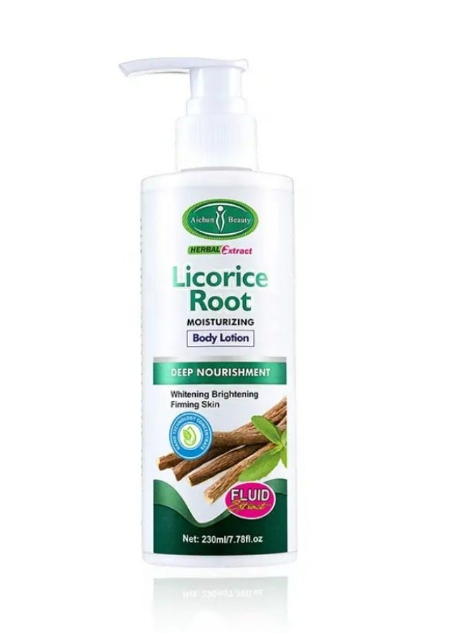 Licorice Root Whitening Moisturizing Body Lotion Deep Nourishment 230 ML