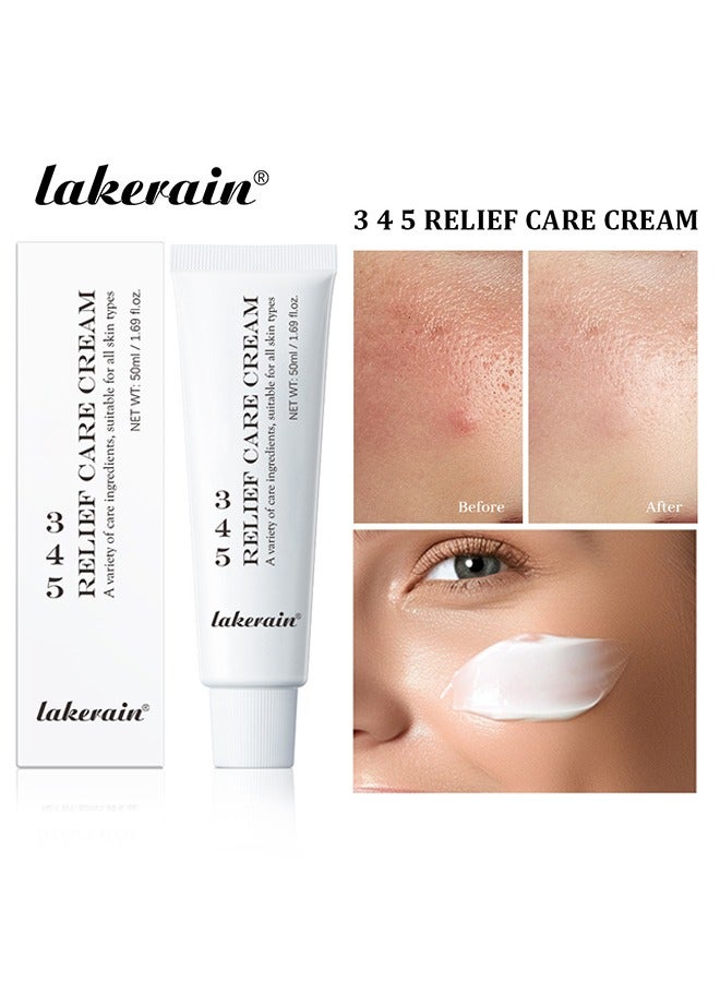 Relief Care Cream,345 Intensive Repair Cream,Facial Soothing Cream- Nourishes,Soothes,Rejuvenates,Maintains Elasticity,Improves Redness