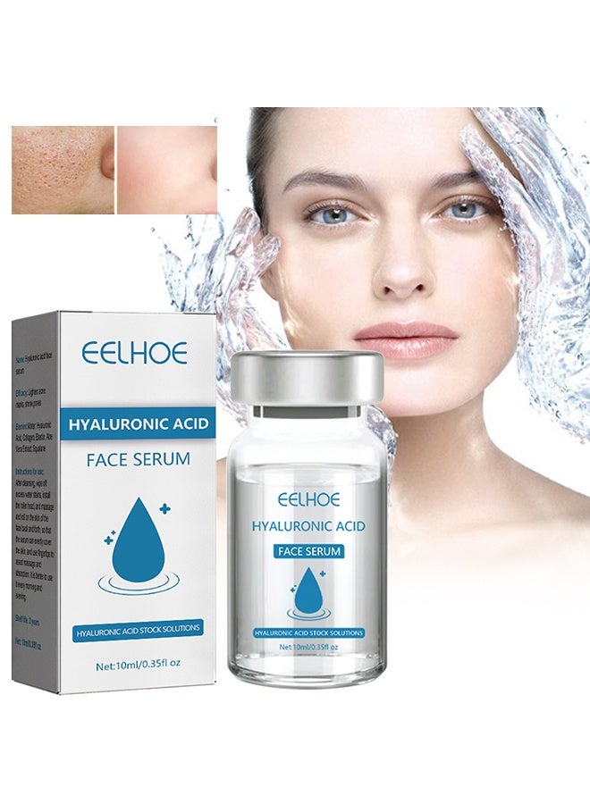 Hyaluronic Acid-Face Serum, Suitable for Enlarged Pores, ltching & Tingling,Inflammation,Acne Marks, Antibacterial, Restore Skin Health 10ml
