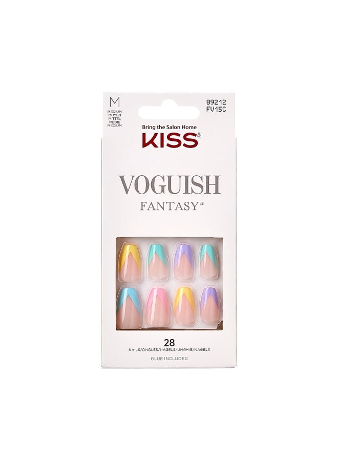 Kiss Voguish Fantasy Nails- Medium Length FV15C