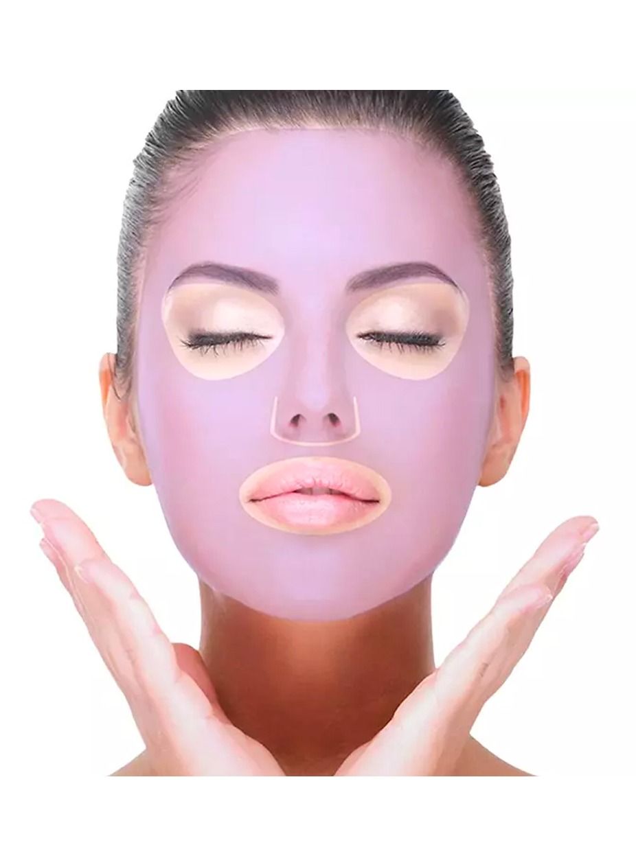 SILICONE FACE MASK MOISTURIZING MASK SHEET FACE MASK PREVENT EVAPORATION STEAM BEAUTY TOOL REUSABLE SILICONE MASK COVER FACE
