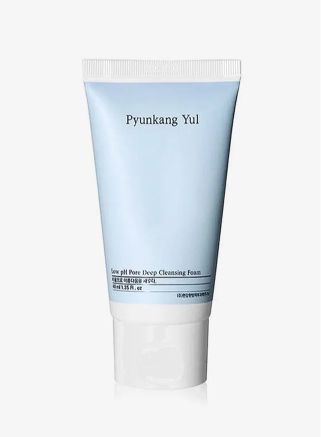 Pyunkang Yul Low pH Pore Deep Cleansing Foam Face Wash Hypoallergenic Travel Size 40ml