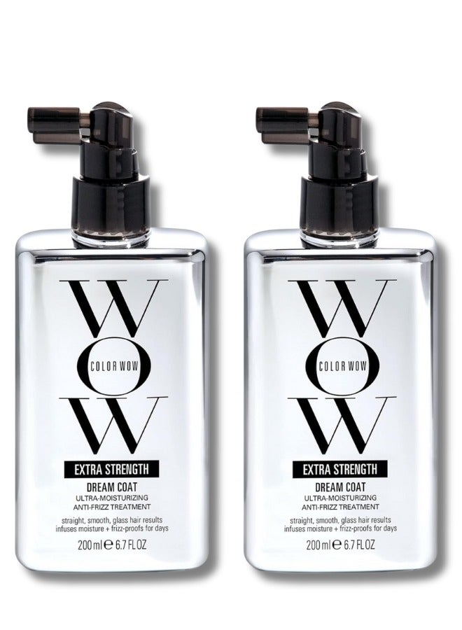 Dream Coat Extra Strength Spray, 200ml (Pack of 2) – Moisturizing Frizz Control for Coarse Hair Hairspray