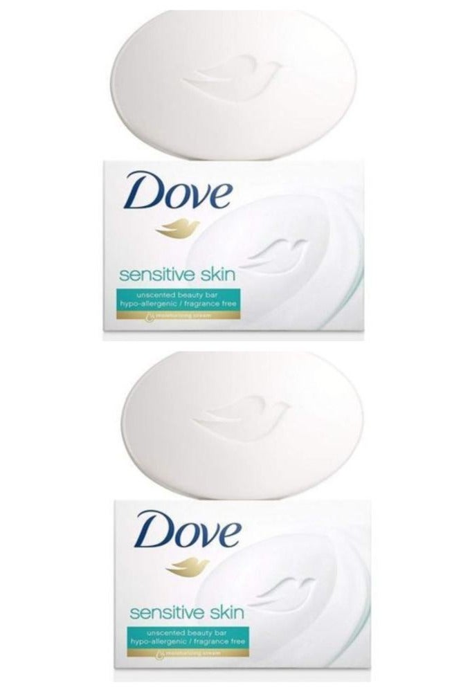Sensitive Skin Unscented Beauty Bar Soap 106g 2 pcs