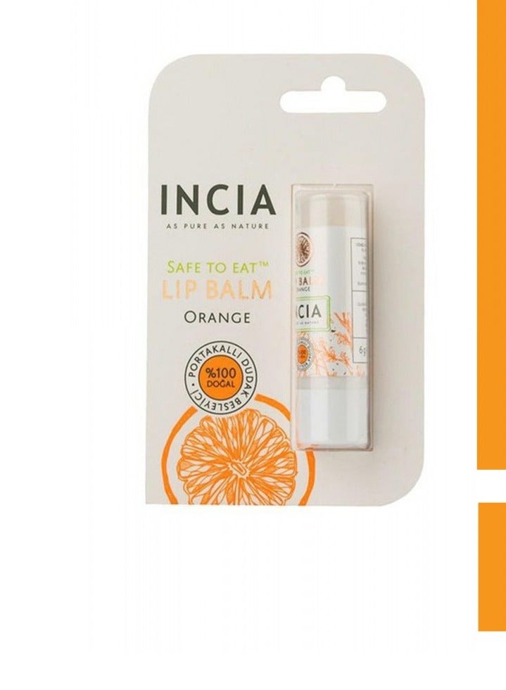 100% NATURAL ADULT LIP BALM - ORANGE