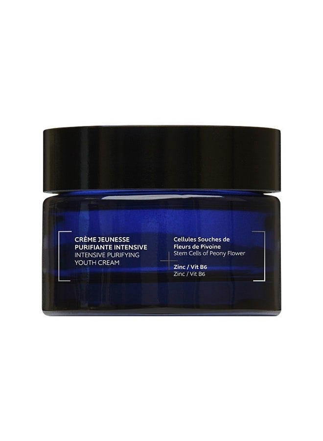 Dr Renaud Intensive Purifying Youth Cream 50ML – Anti-Imperfection Gel Cream with Zinc & Peony Stem Cells for Clear, Radiant Skin