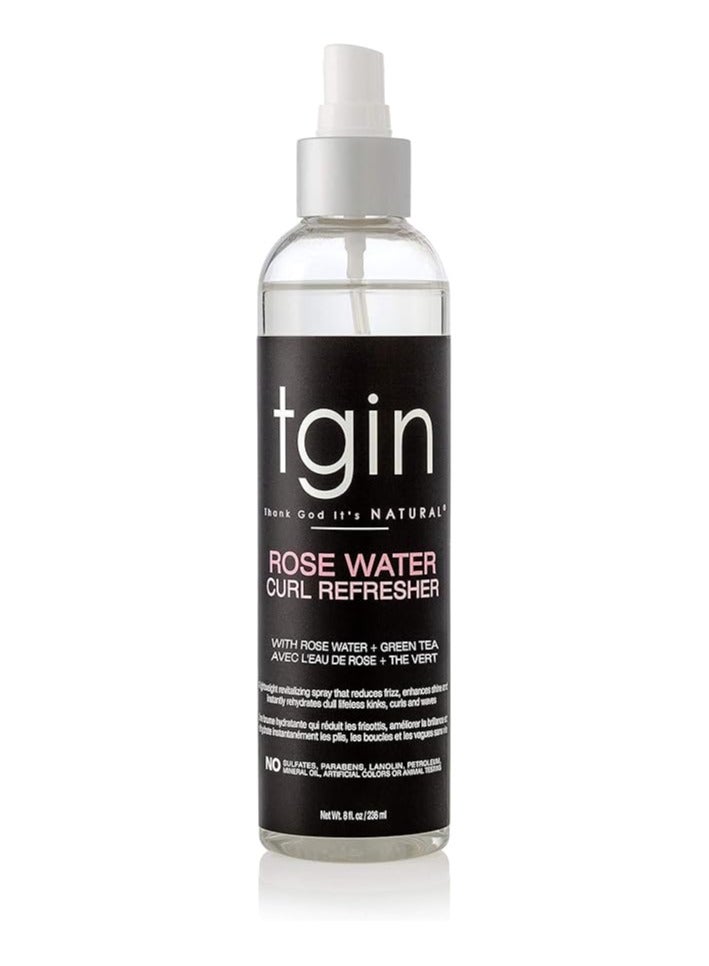 Rose Water Curl Refresher For Hair - Dry Hair - Curly Hair - 8 Oz