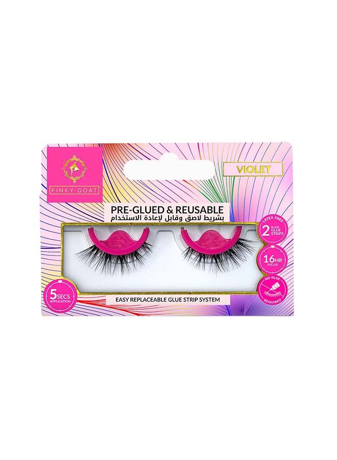 Pre-Glued Violet Lash