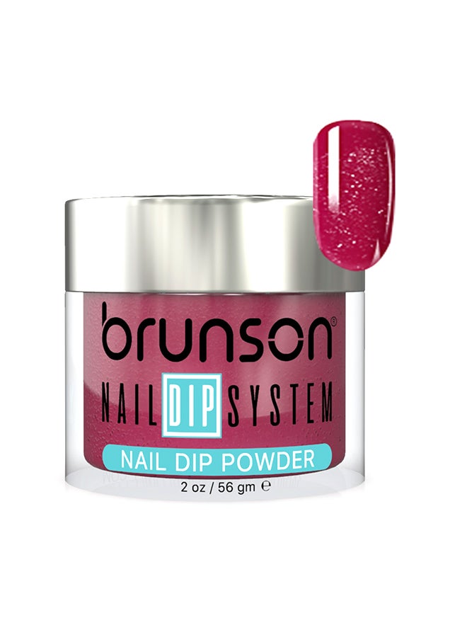 Nail Dip Powder Dip And Buff System Color 56gm, French Nail Art Starter Manicure Salon DIY At Home Odor Free And Long Lasting No Needed Nail Lamp Curing DBK057