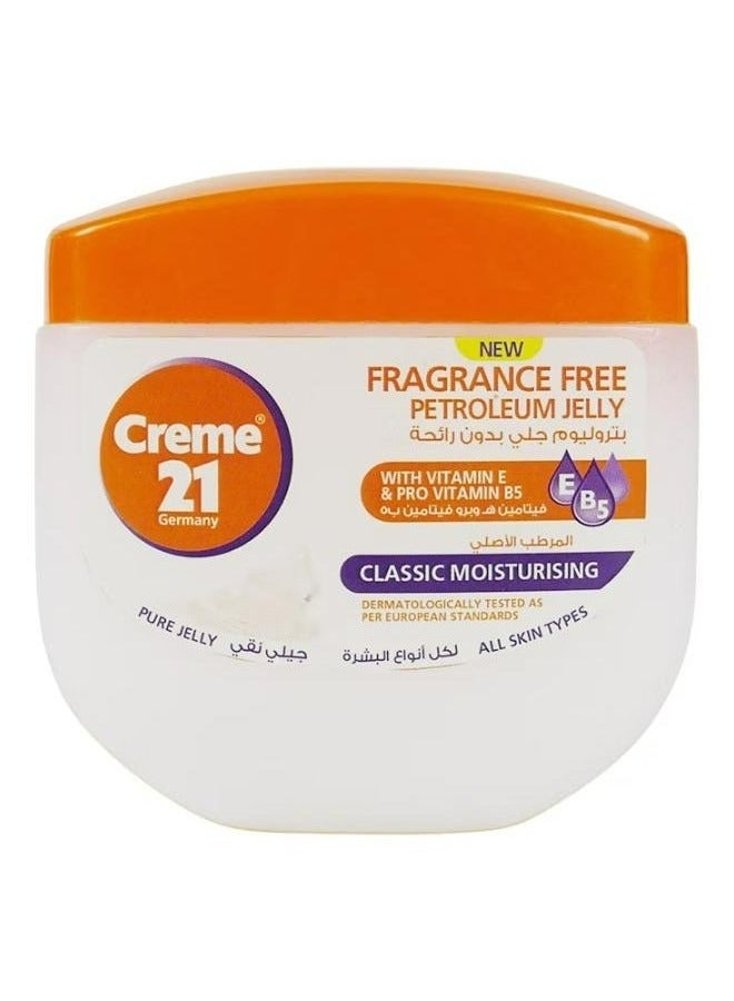 Classic Moisturizing Petroleum Jelly With Vitamin E And Pro Vitamin B5 300 ml