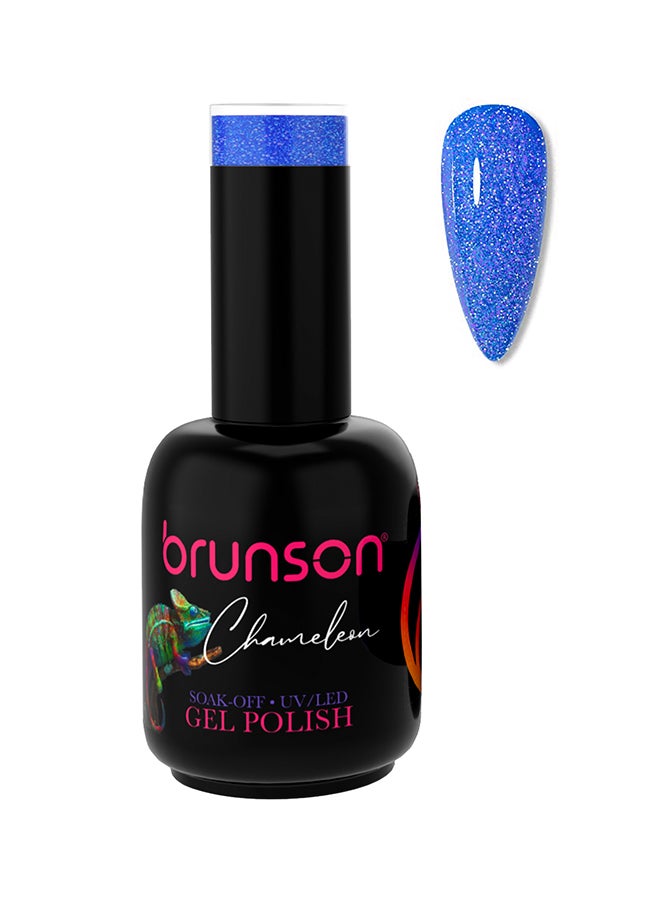 18ml Chameleon Gel Nail Polish: Glossy Shine, Long-Lasting Soak-off UV/LED Gel for Nail Art French Manicure Pedicure. Salon Quality, Chip Resistant, Trendy Sparkly Acrylic Nails.