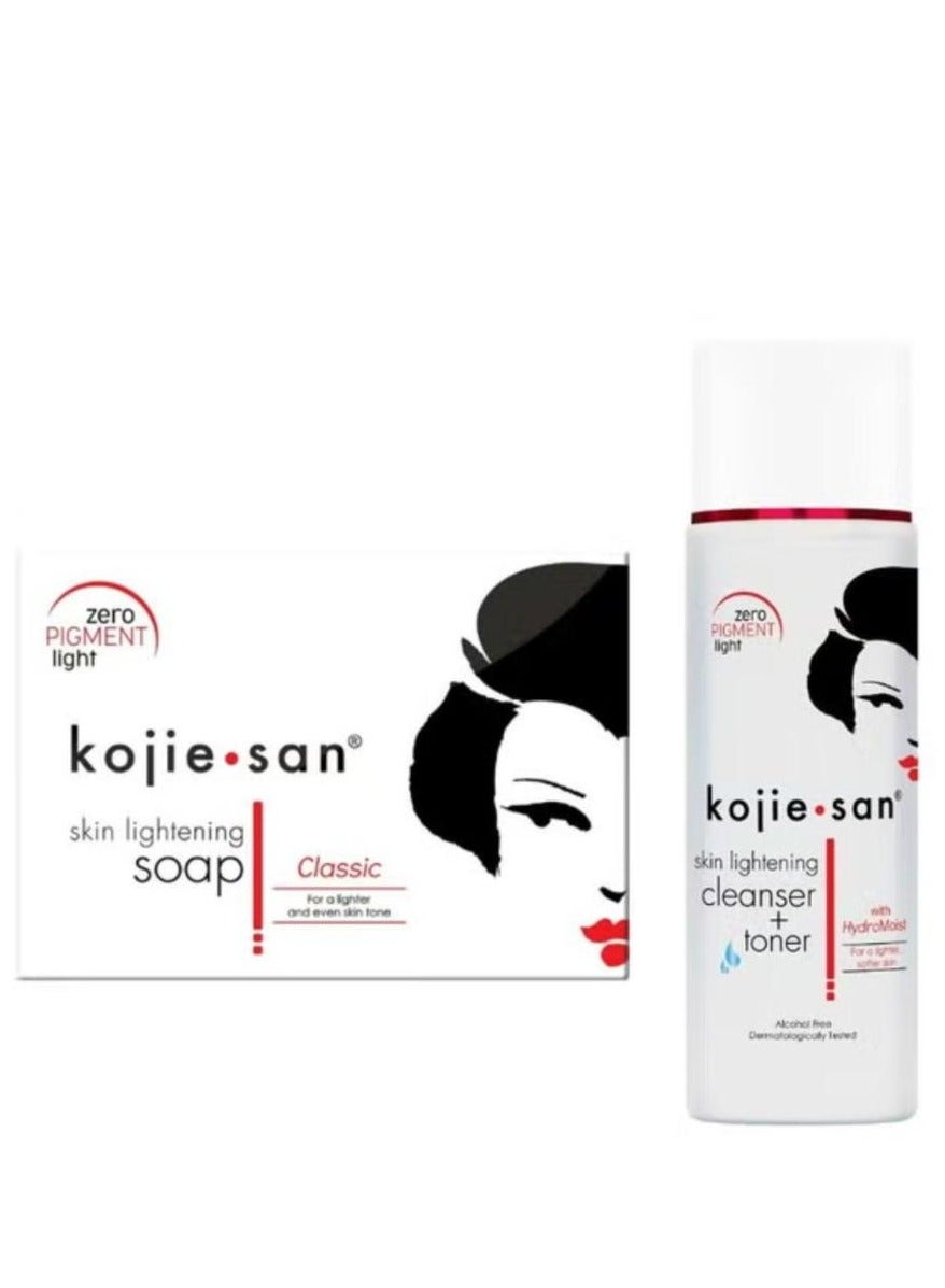The Best Set For Lightening  Makeup Remover Lightening And Brightening Face Cleanser Toner 100 ml  + Lightening Soap 65g