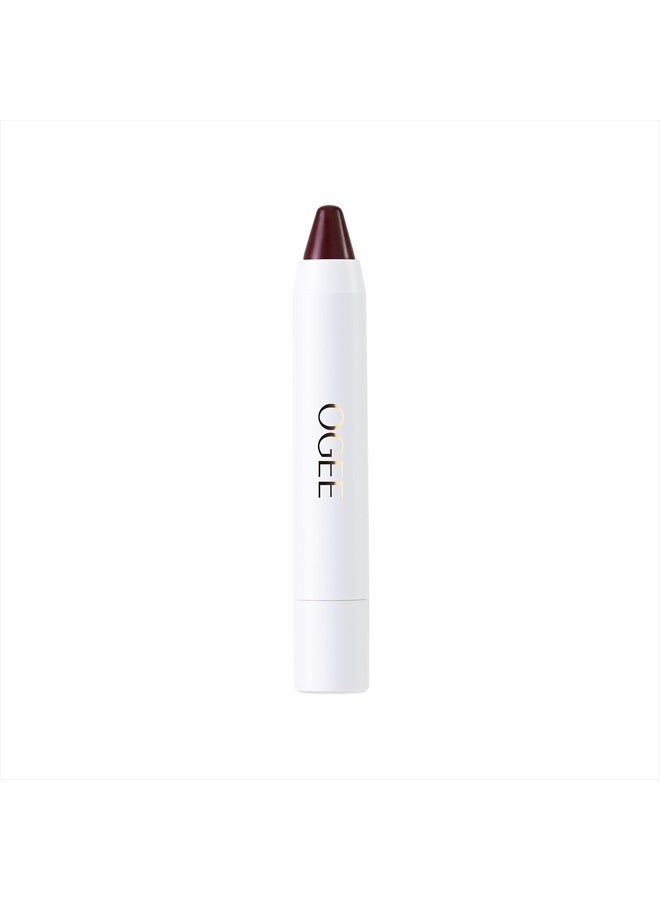 Tinted Sculpted Lip Oil - Lip Stain Made with 100% Organic Coconut Oil, Jojoba Oil, and Vitamin E - Best as Lip Balm, Lip Color or Lip Treatment - DAHLIA