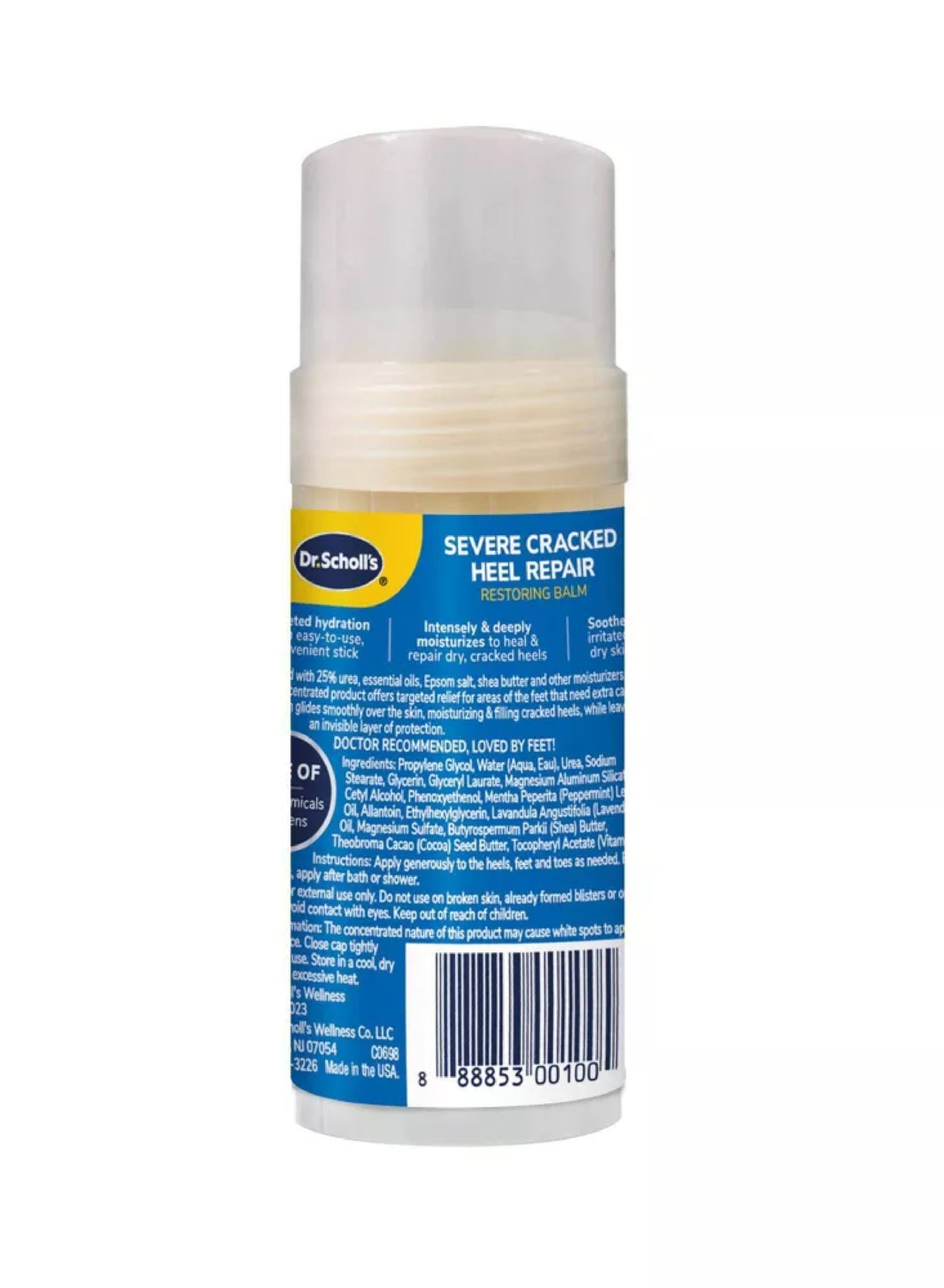 Severe Cracked Heel Repair Restoring Balm - Intensely Hydrates & Softens for Healthy Feet with 25% Urea (2.5 oz) - image 2