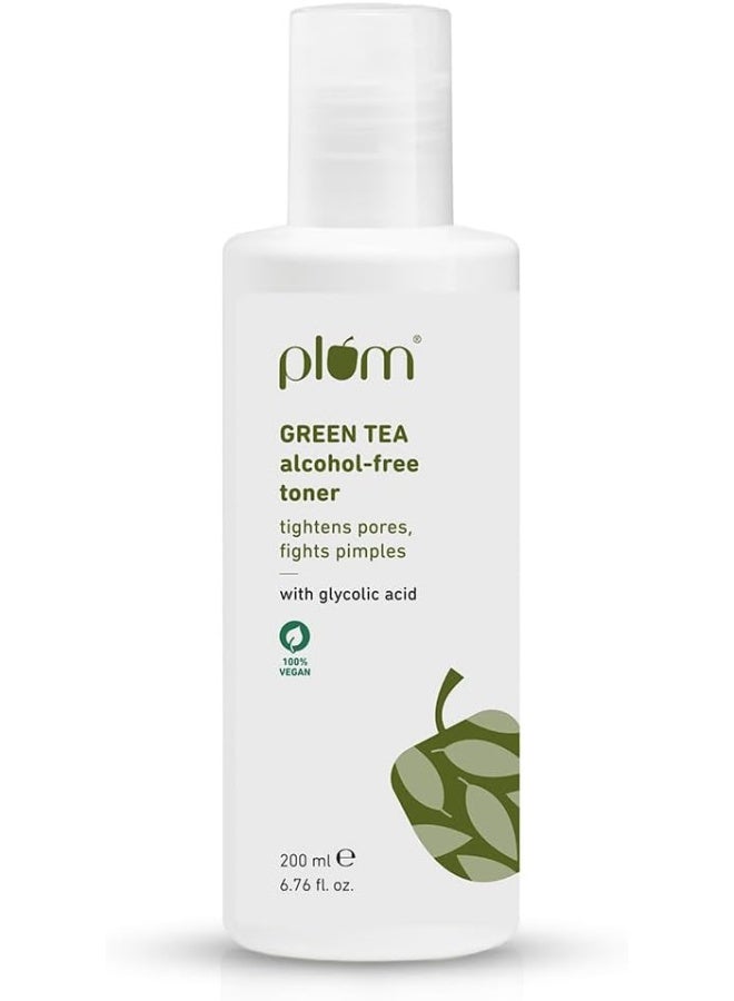 Green Tea Alcohol-Free Toner 200ml | Oily Skin, Pimple Control And Hydrating, 6.7 fl oz