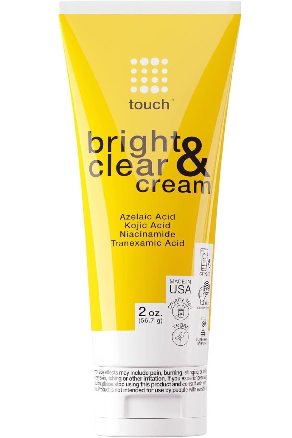 Skin Lightening And Brightening Cream For Dark Spots on Face 10% Azelaic Acid Hyperpigmentation Treatment With Kojic Acid Tranexamic Acid And Niacinamide 56.7g