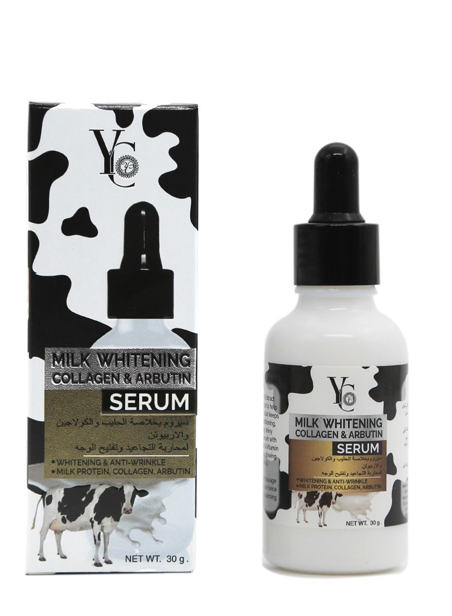 Yong Chin Milk Whitening Collagen & Arbutin Serum 30g