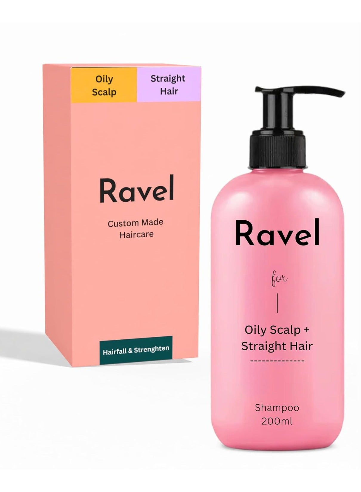 Customized Hair Fall Control & Strengthen Shampoo for Oily Scalp & Straight Hair, Tailored for Dry/Normal/Oily Hair, Damage repair, Hairfall & Frizz - 200 Ml