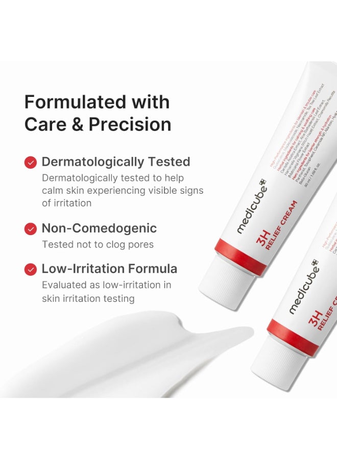 Medicube Hypochlorous Acid 3H Relief Cream Soothing Hydrating Barrier Repair for Sensitive Skin 50ml - image 6