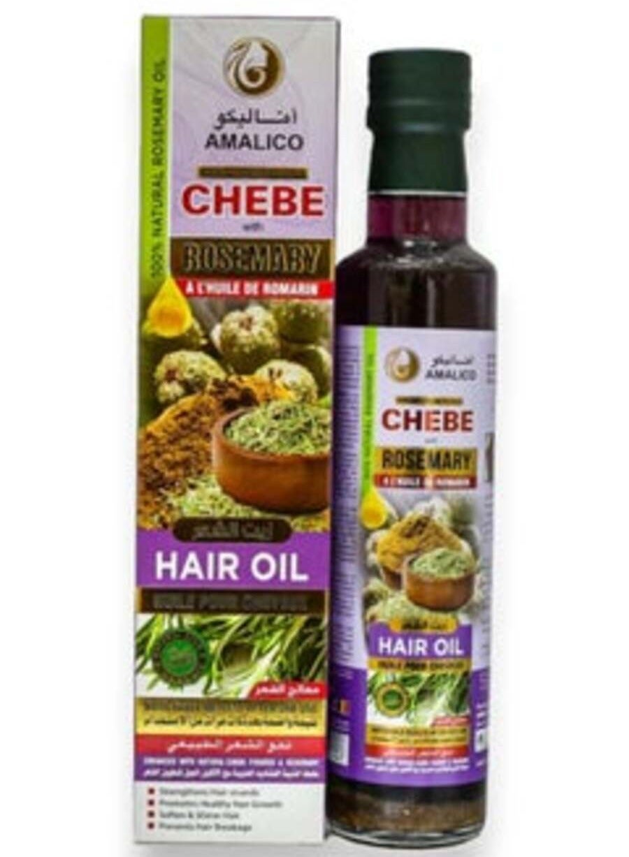 Rosemary Oil for Hair Growth With Chebe Powder for Hair Growth - (250 ML)