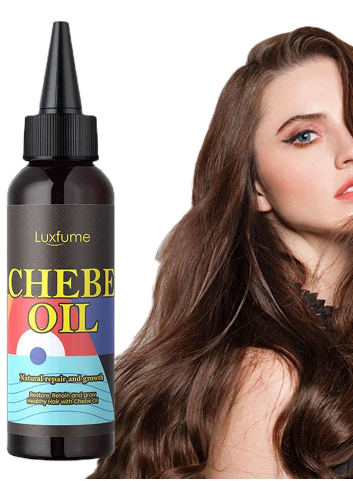 100ml Naturals Chebe Hair Oil Made with Authentic Chebe Powder from Chad African Chebe Hair Growth Oil for Dry Damaged Hair Itchy Scalp Hair Growth