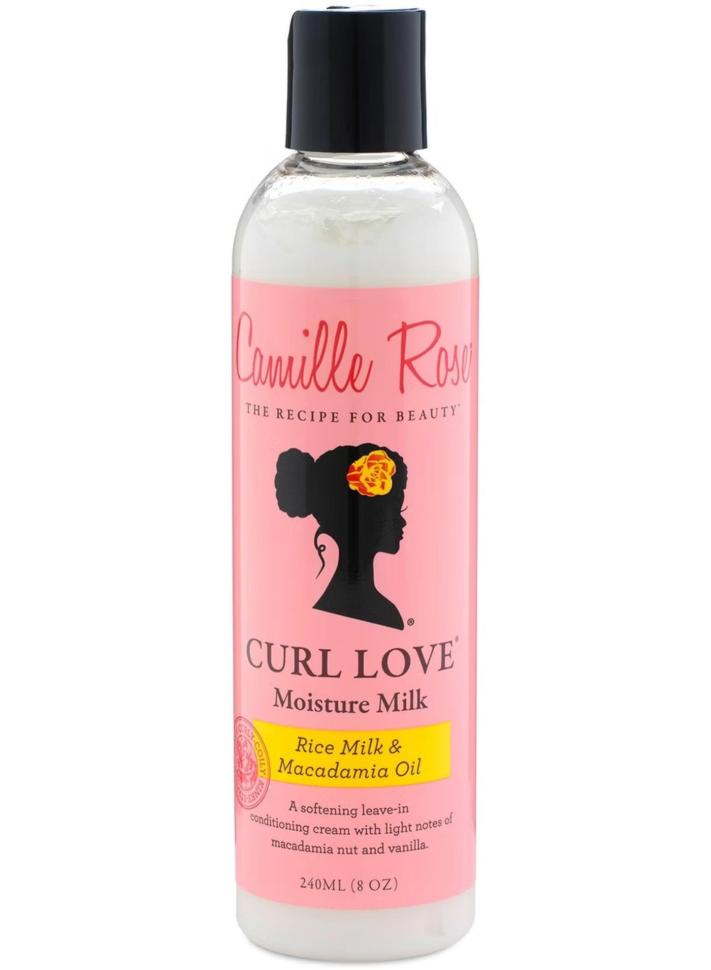 Curl Love Moisture Milk 8oz Hydrating Leave-In for Soft & Defined Curls Vanilla Scent
