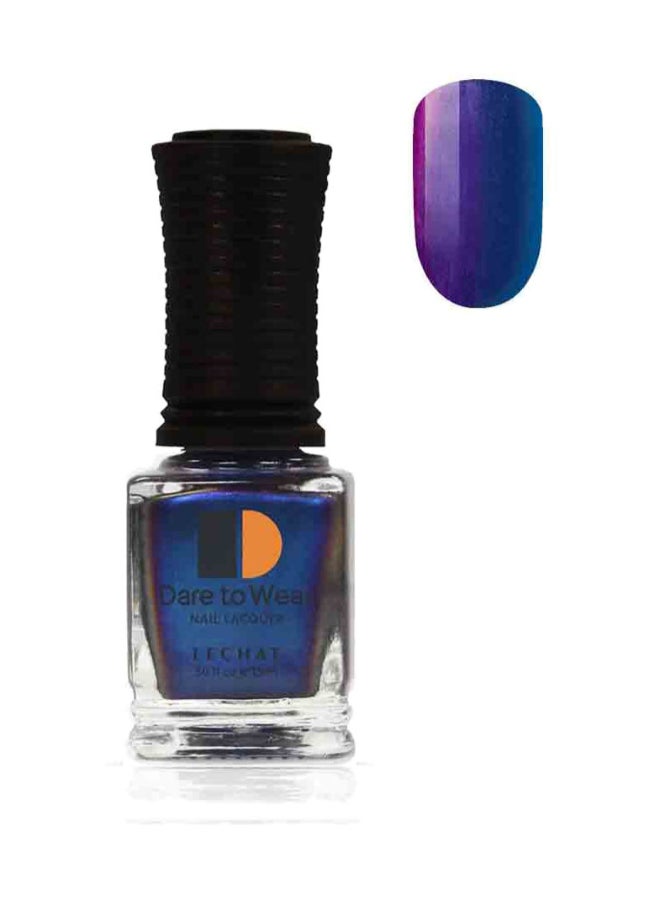 Nail Polish Color Blue To Violet To Navy Metallic Finish By Lechat Metallux Mystique Mldw06