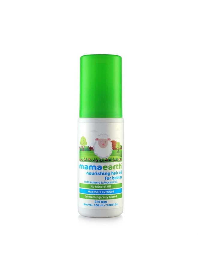Mamaearth Nourishing Hair Oil for Babies 100ml (0-10 Years)