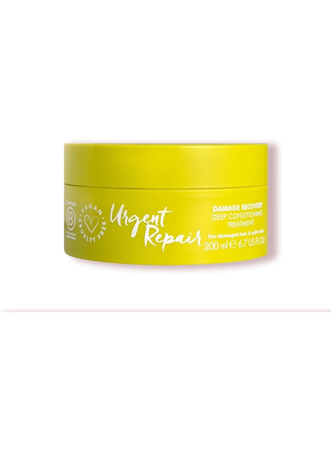 Umberto Giannini Urgent Repair Treatment 200ml – Intensive Rescue for Bleached Hair, Avocado & Protein, Deep Mask for Extreme Damage Relief 200ml