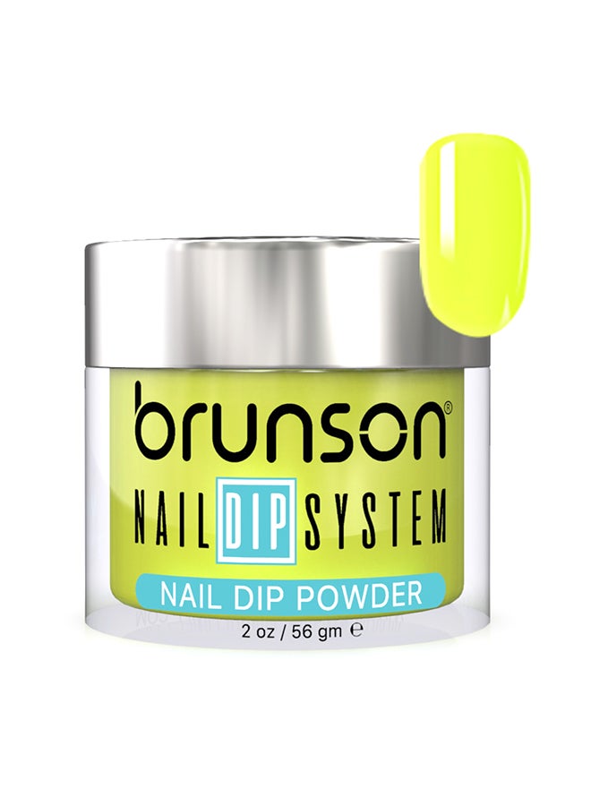Nail Dip Powder Dip And Buff System Color 56gm, French Nail Art Starter Manicure Salon DIY At Home Odor Free And Long Lasting No Needed Nail Lamp Curing BDK085